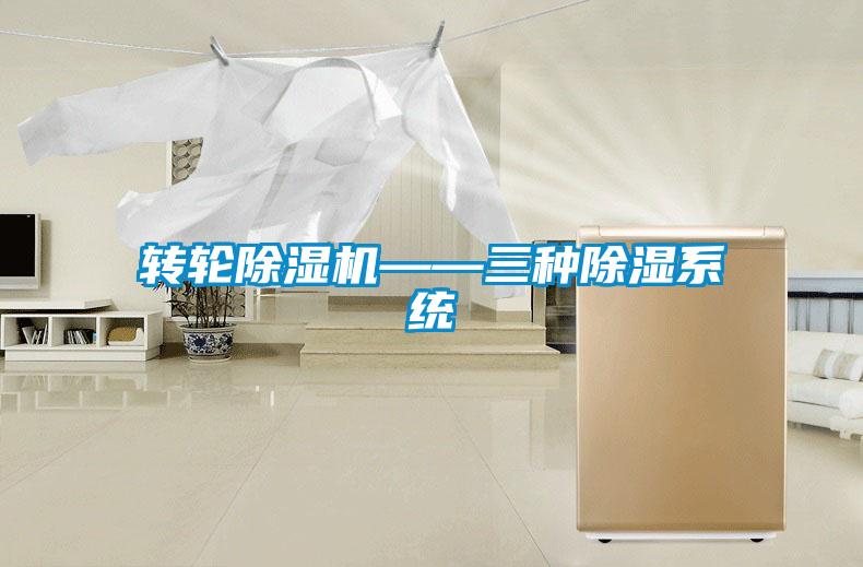 转轮除湿机——三种除湿系统