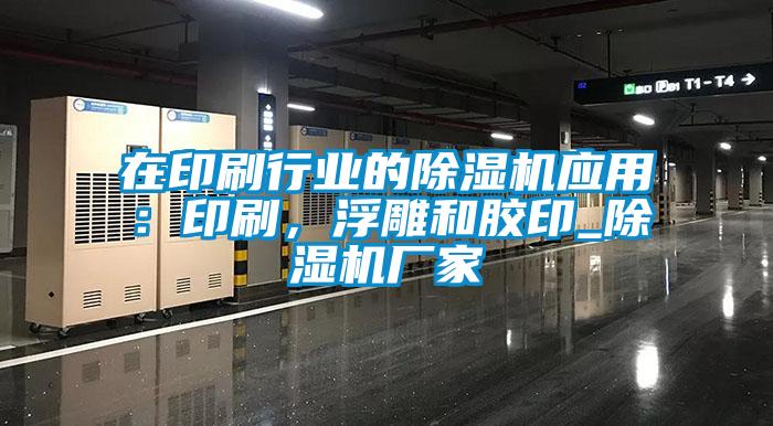 在印刷行业的除湿机应用：印刷，浮雕和胶印_宝马电子游戏娱乐
