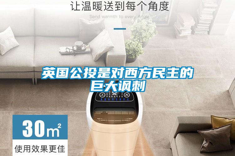 英国公投是对西方民主的巨大讽刺