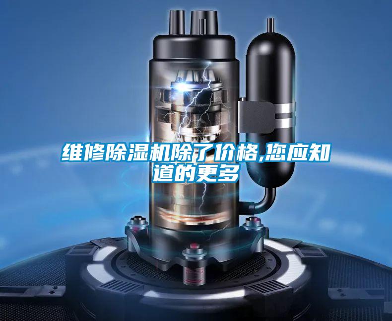 维修除湿机除了价格,您应知道的更多