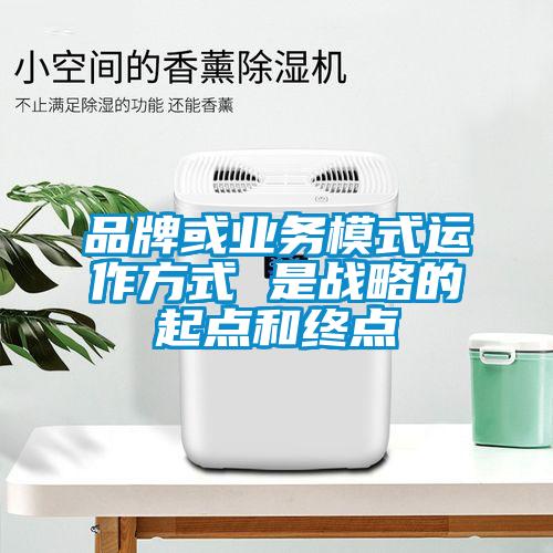 品牌或业务模式运作方式 是战略的起点和终点
