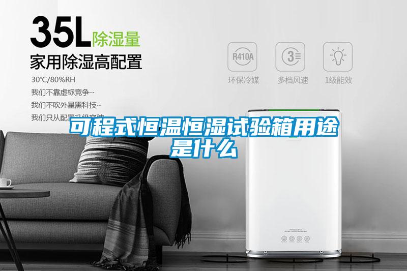 可程式恒温恒湿试验箱用途是什么