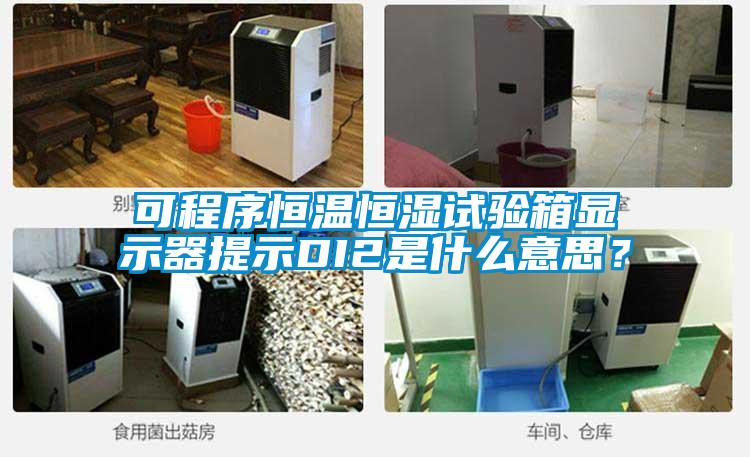 可程序恒温恒湿试验箱显示器提示DI2是什么意思？