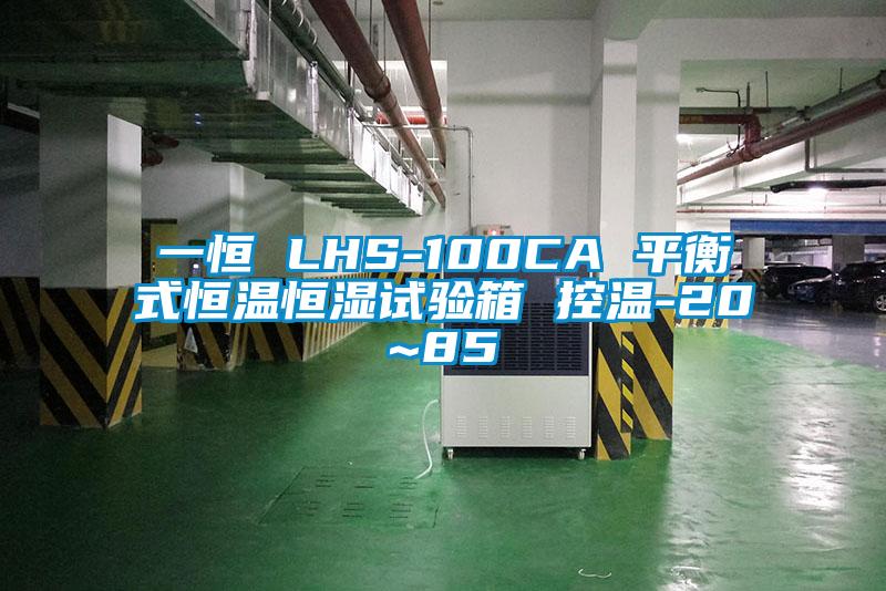 一恒 LHS-100CA 平衡式恒温恒湿试验箱 控温-20~85℃