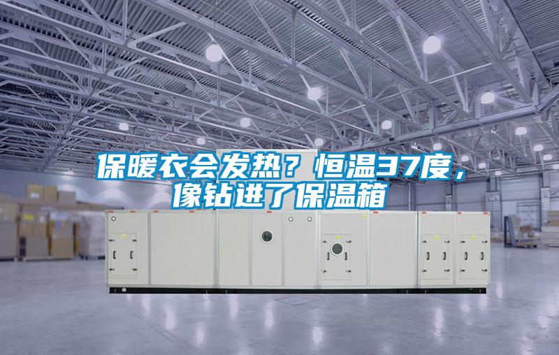 保暖衣会发热？恒温37度，像钻进了保温箱