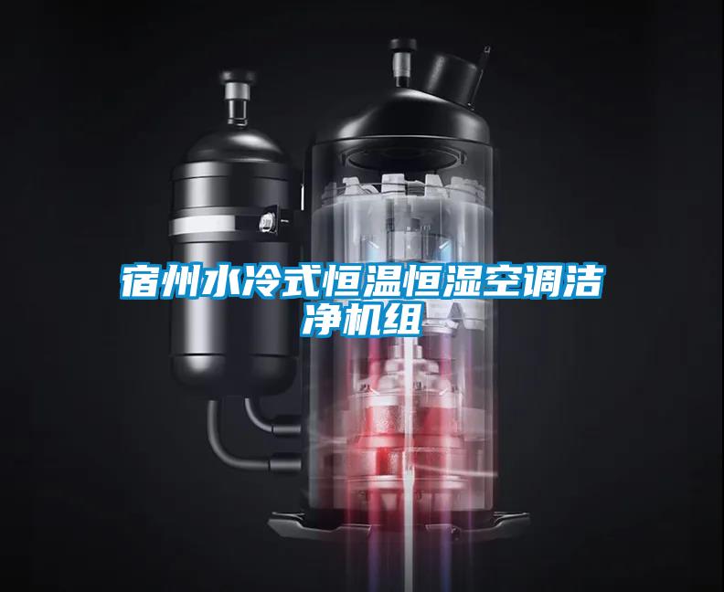 宿州水冷式恒温恒湿空调洁净机组