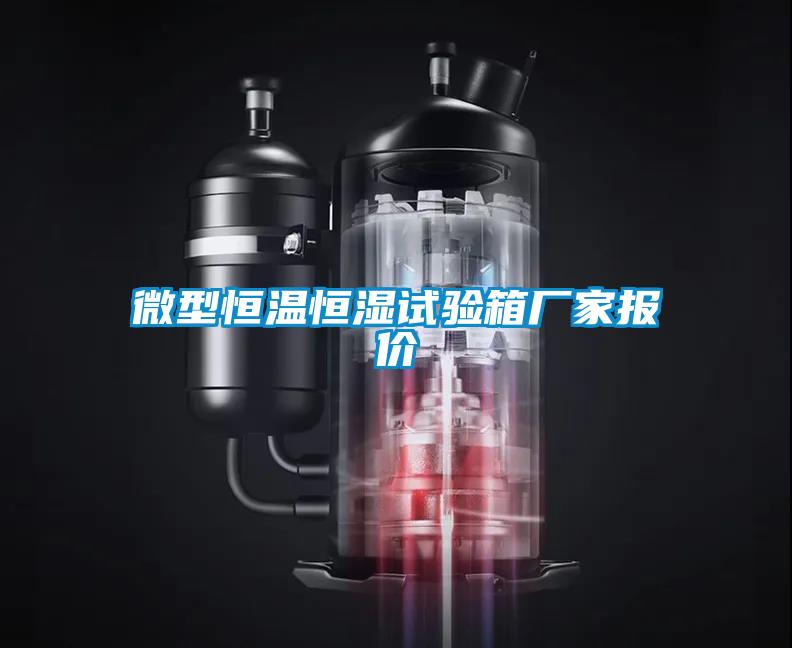 微型恒温恒湿试验箱厂家报价