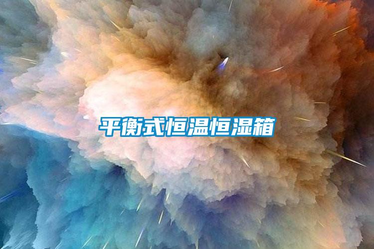 平衡式恒温恒湿箱