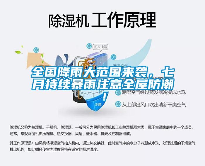全国降雨大范围来袭，七月持续暴雨注意全屋防潮！