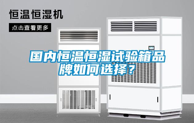 国内恒温恒湿试验箱品牌如何选择？