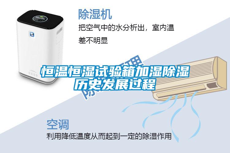 恒温恒湿试验箱加湿除湿历史发展过程
