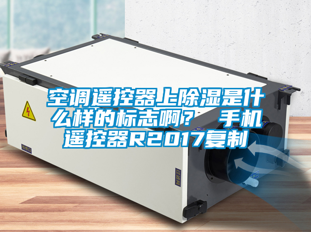 空调遥控器上除湿是什么样的标志啊？ 手机遥控器R2017复制